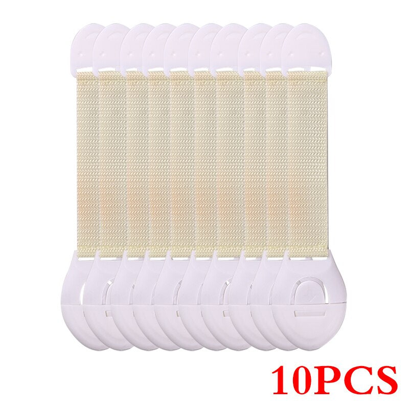 Plastic Safety Locks 10 pcs Set