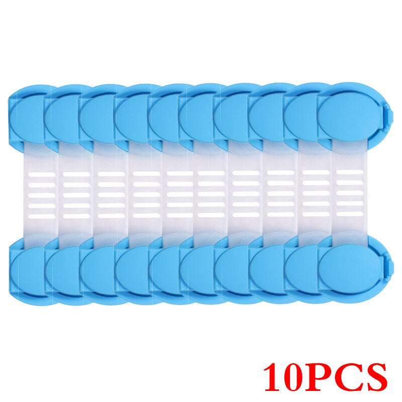 Plastic Safety Locks 10 pcs Set