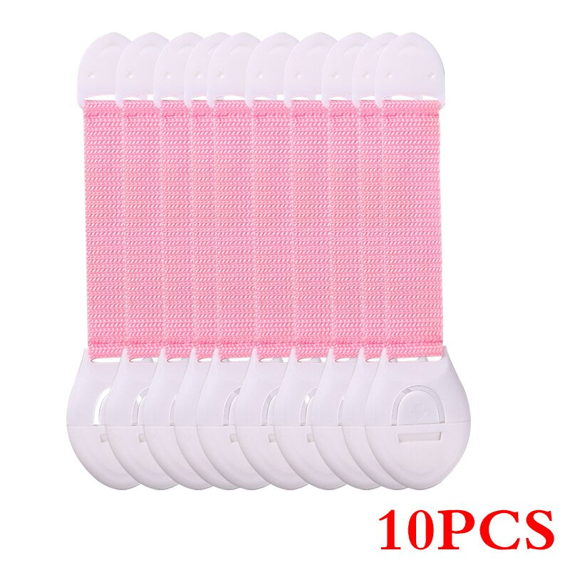 Plastic Safety Locks 10 pcs Set