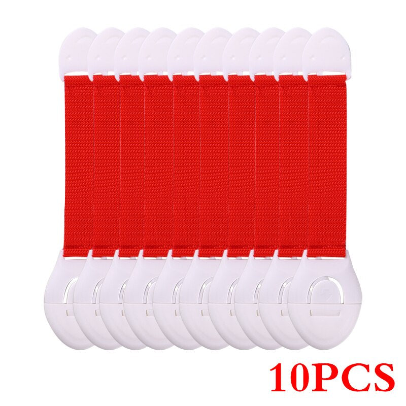 Plastic Safety Locks 10 pcs Set