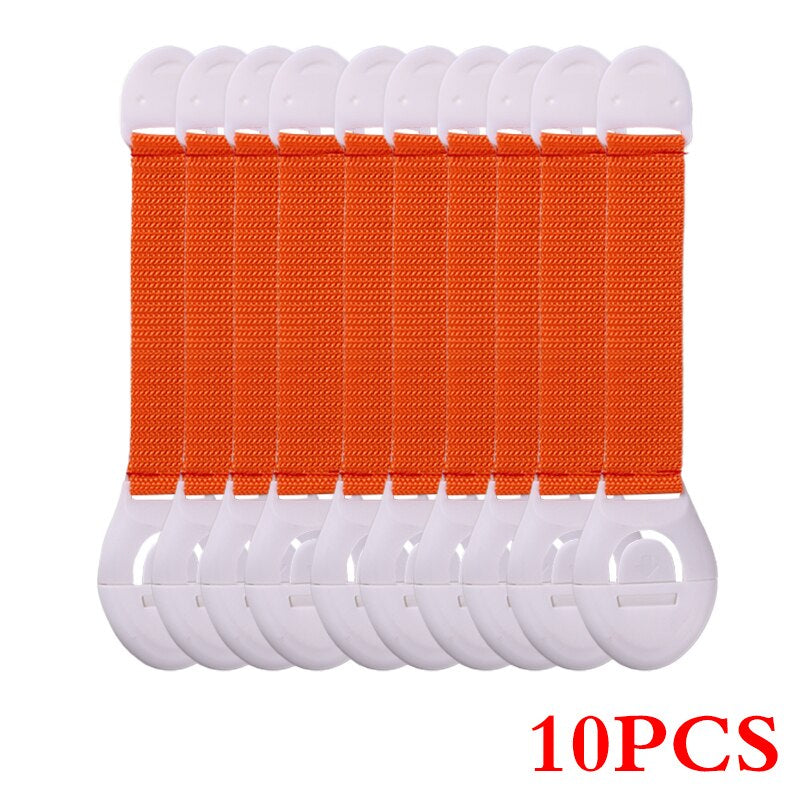 Plastic Safety Locks 10 pcs Set