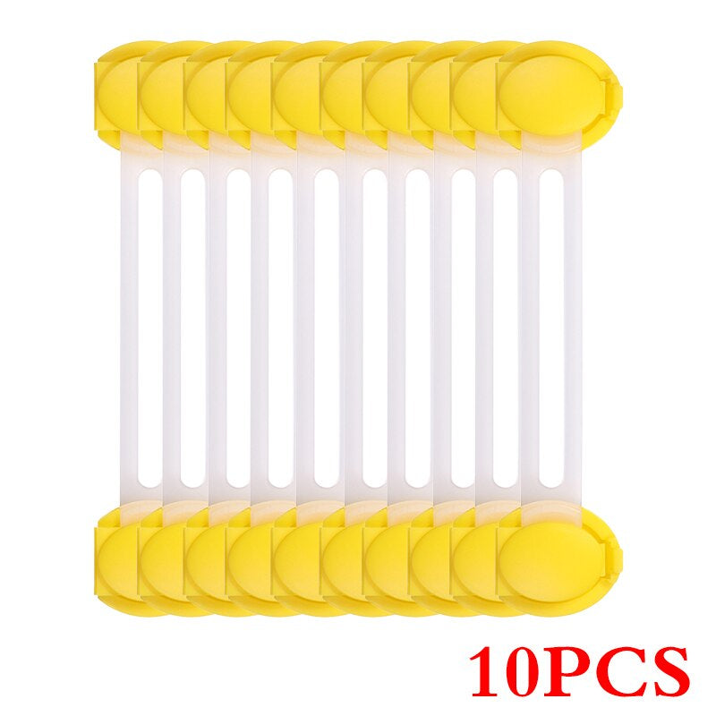 Plastic Safety Locks 10 pcs Set