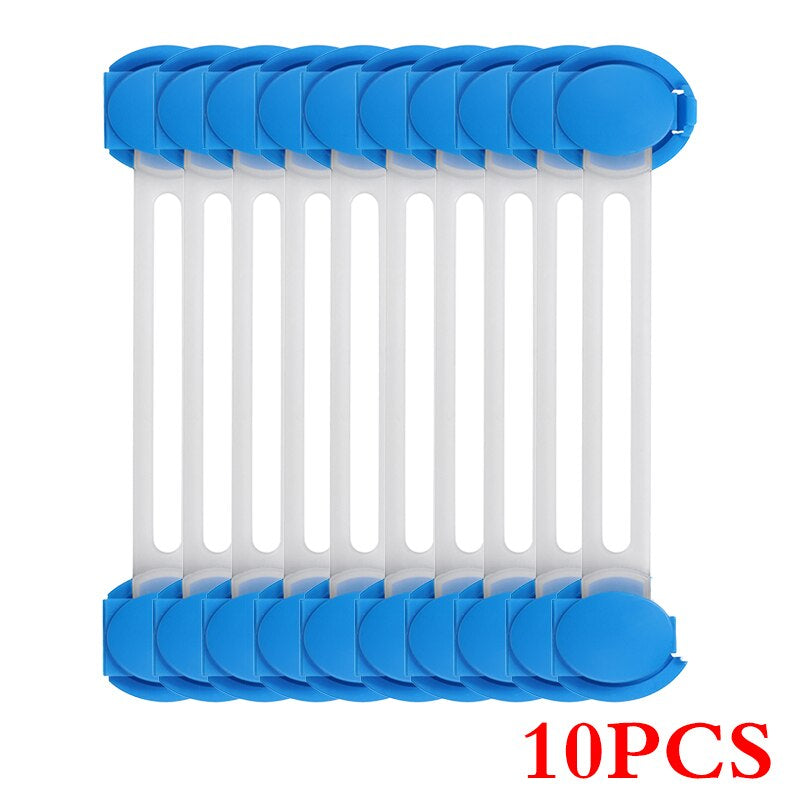 Plastic Safety Locks 10 pcs Set