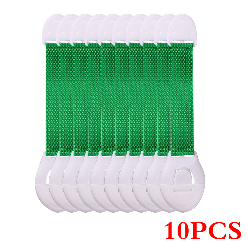 Plastic Safety Locks 10 pcs Set