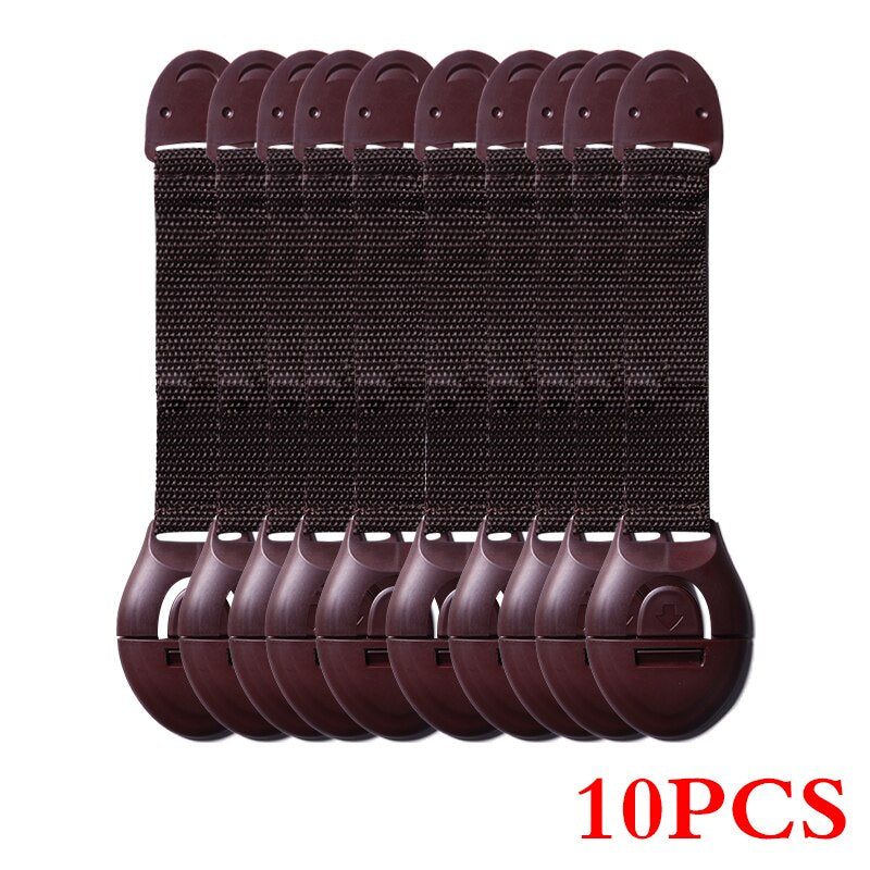 Plastic Safety Locks 10 pcs Set